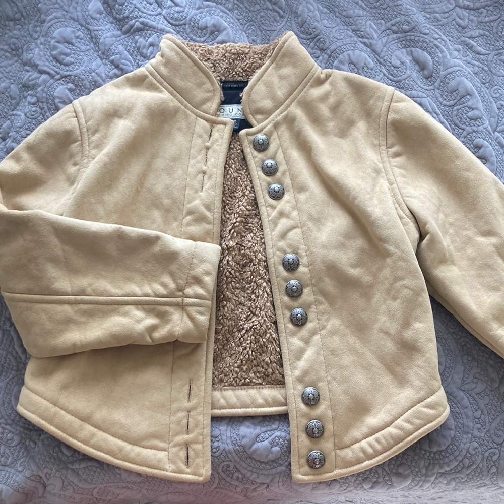 Vintage Style Suede Coat